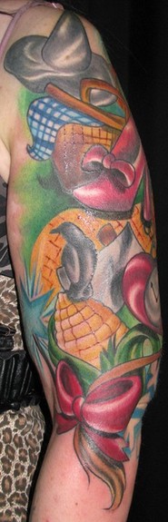 Looking for unique  Tattoos? Cami's Wizard of OZ tattoo